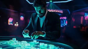 Roulette dealer on HD studio